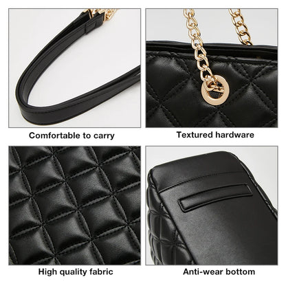 Bolso Valeria | Diseño acolchado clásico con estilo vintage para llevar al hombro.