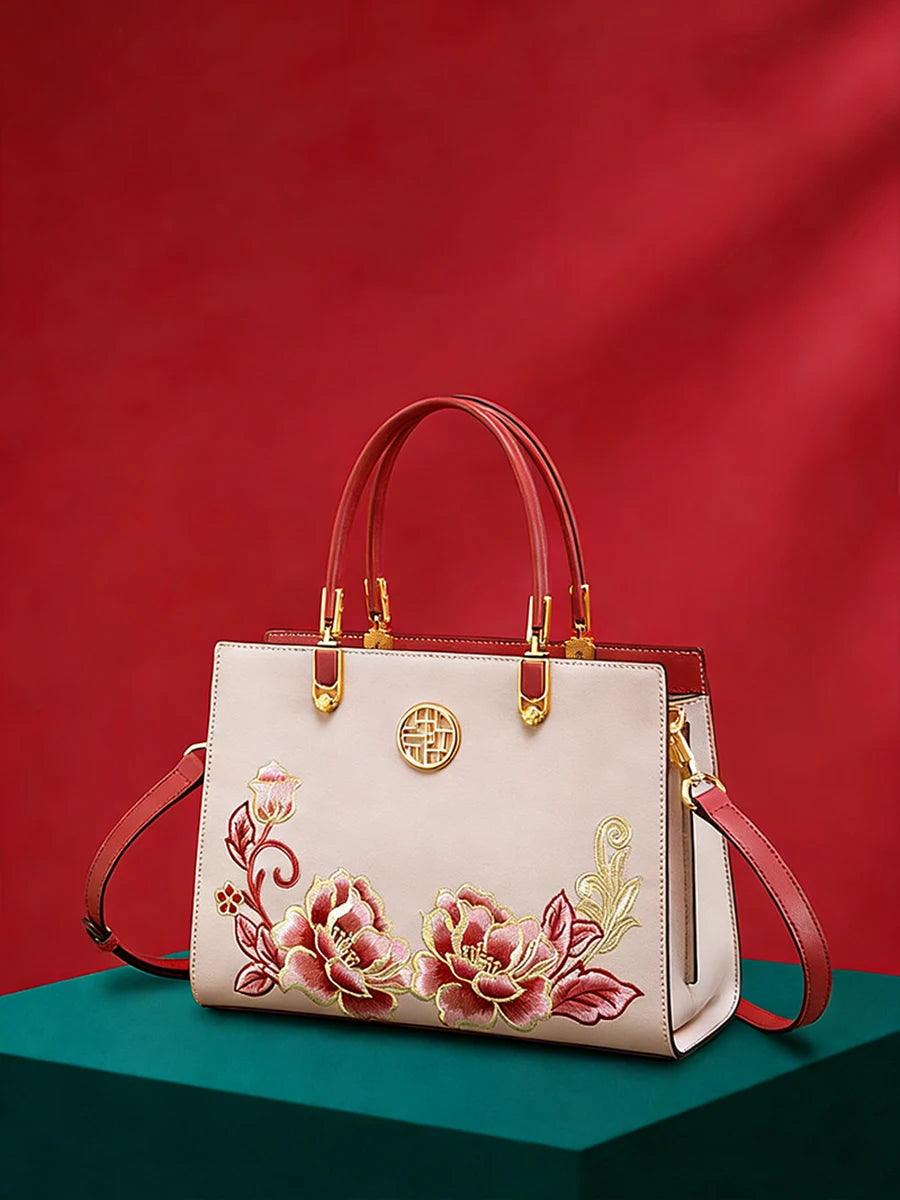 Bolso Jade Imperial | Bordado Tradicional Chino con Estilo Vintage y Elegancia Atemporal