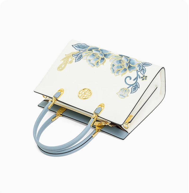 Bolso Jade Imperial | Bordado Tradicional Chino con Estilo Vintage y Elegancia Atemporal