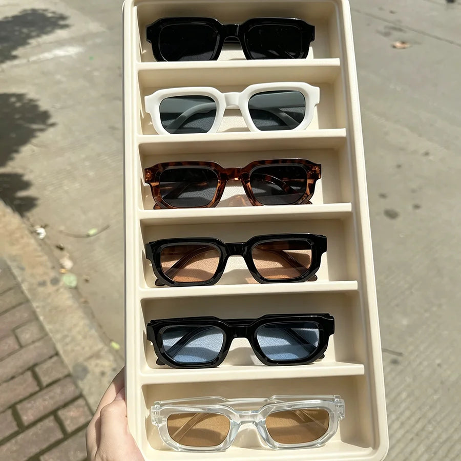 Gafas de Sol VALTHERA™ Rectangulares para Mujer y Hombre | Diseño Retro Vintage | Estilo Luxury | Protección UV400