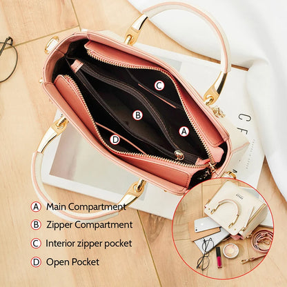Bolso Isabella | Cuero dividido de alta calidad con diseño elegante y gran capacidad.