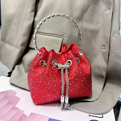 Bolso Élysia | Acabado con Cristales de Estrás y Brillo Sofisticado