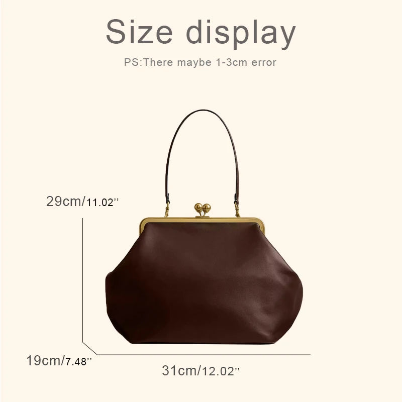 Bolso Aurisse | Gran Capacidad con Cierre Kiss Lock Clásico