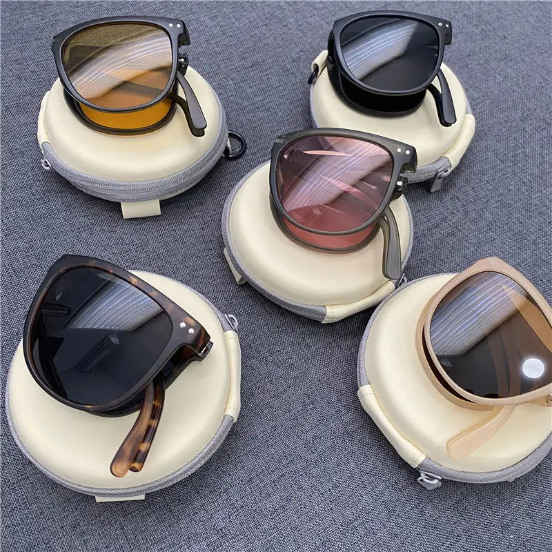 Virello Flex | Gafas de Sol Plegables Ultraligeras Unisex | Protección UV para Hombre y Mujer | Diseño Compacto y Portátil para Uso Diario