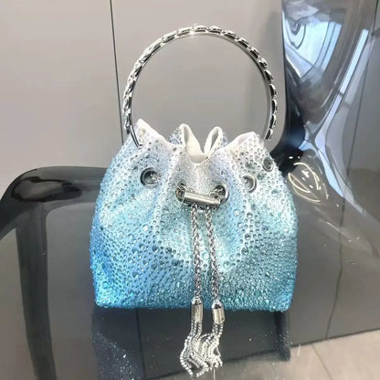 Bolso Élysia | Acabado con Cristales de Estrás y Brillo Sofisticado