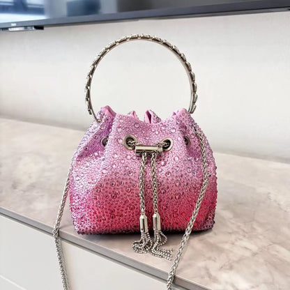 Bolso Élysia | Acabado con Cristales de Estrás y Brillo Sofisticado