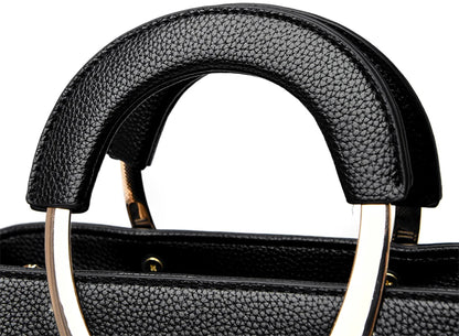 Bolso Marivelle | Cuero Sintético Textura Lichi con Cierre de Cremallera