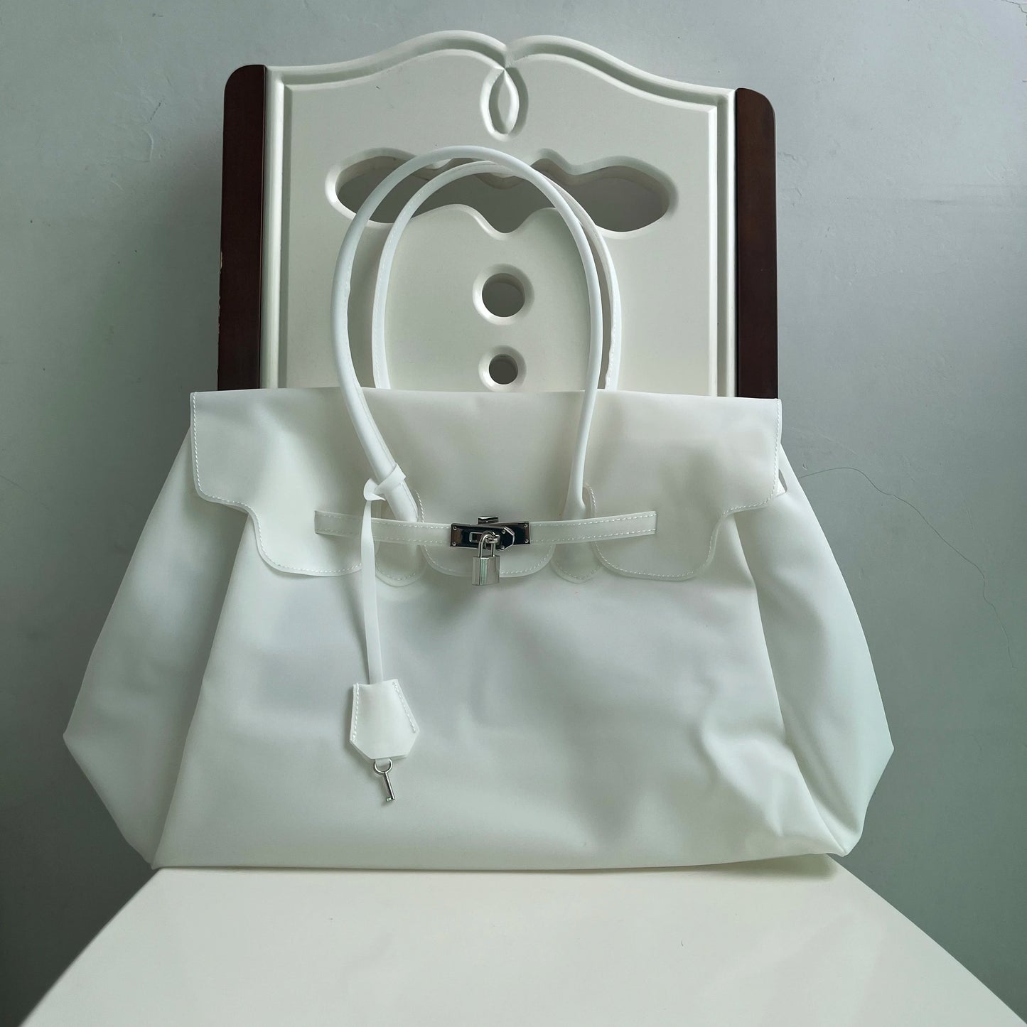 Bolso Crystalia | PVC Transparente en Color Caramelo con Diseño Veraniego