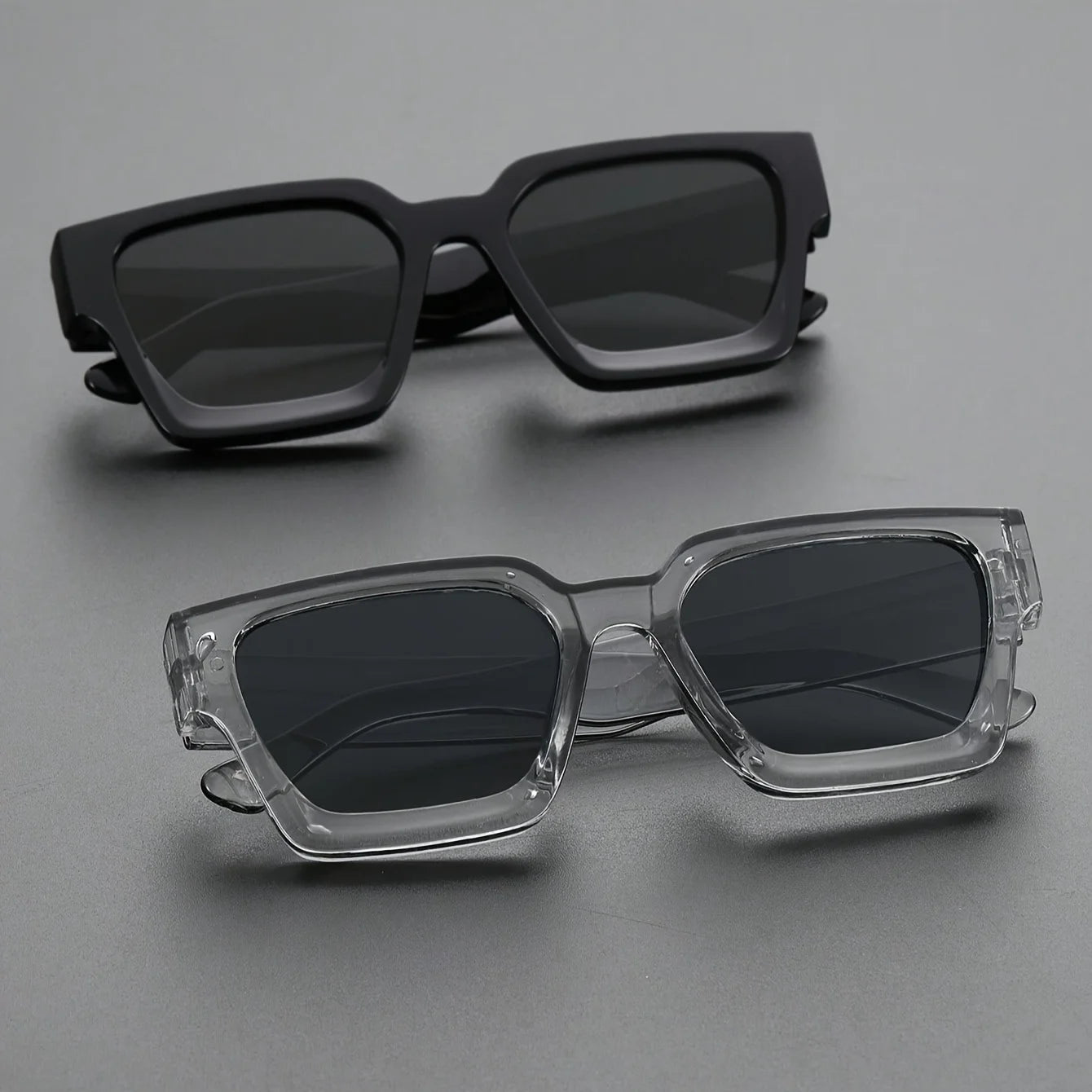 Gafas de Sol ARVION™ Cuadradas para Mujer y Hombre | Diseño Clásico de Montura Plástica | Estilo Casual | Protección UV400