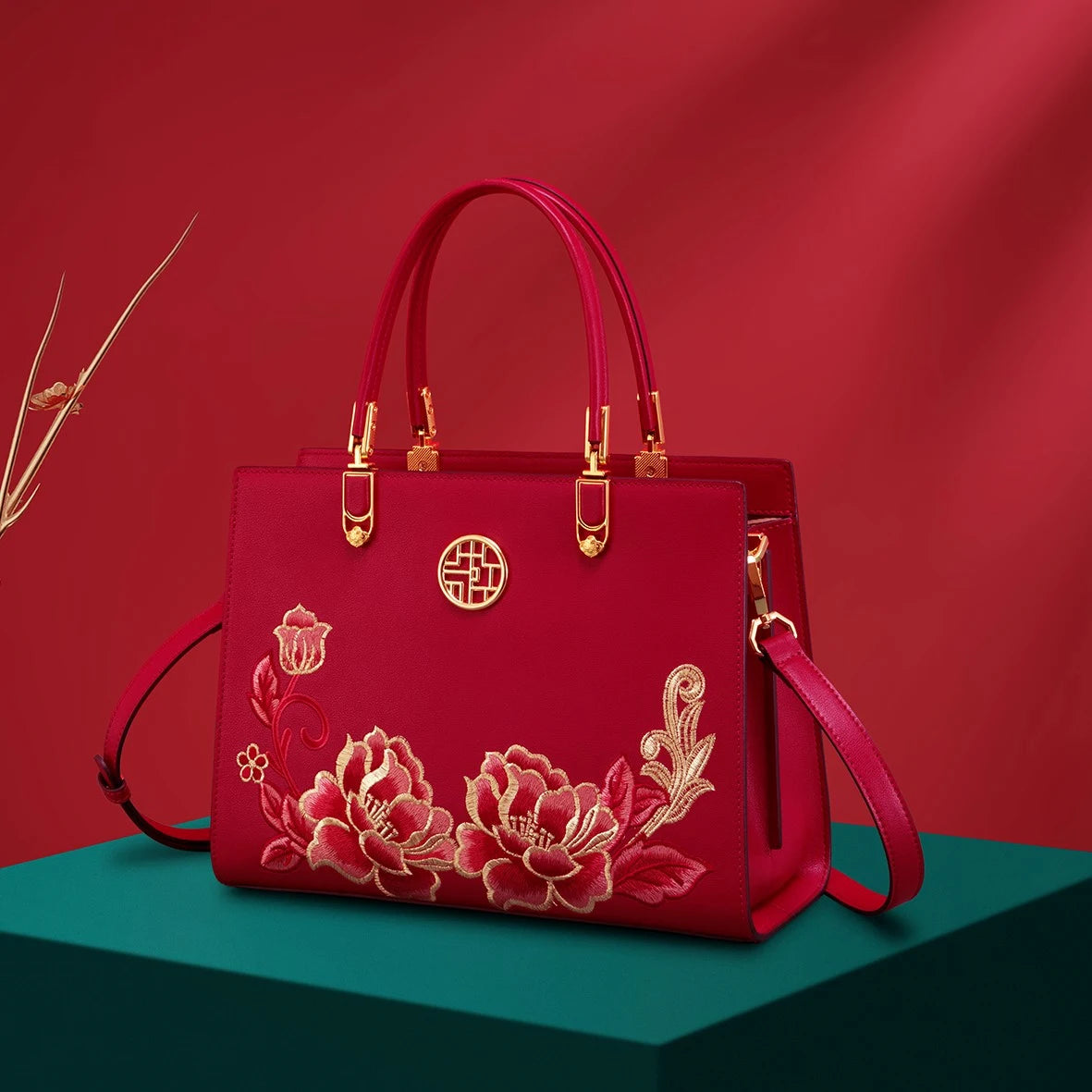 Bolso Jade Imperial | Bordado Tradicional Chino con Estilo Vintage y Elegancia Atemporal