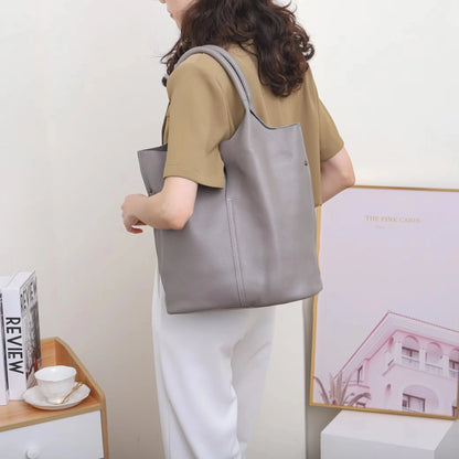 Bolso Miranda | Cuero vacuno suave con gran capacidad y diseño tipo bucket para el uso diario.