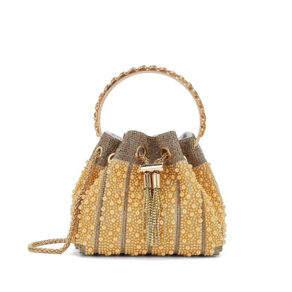 Bolso Élysia | Acabado con Cristales de Estrás y Brillo Sofisticado