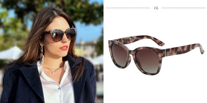 Gafas Aurora Cat Eye | Lentes Polarizados Oversize con Protección UV400 y Estilo Retro