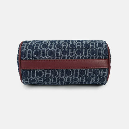 Bolso Verona Denim | Boston de Mezclilla con Detalles en Cuero y Cierre Elegante