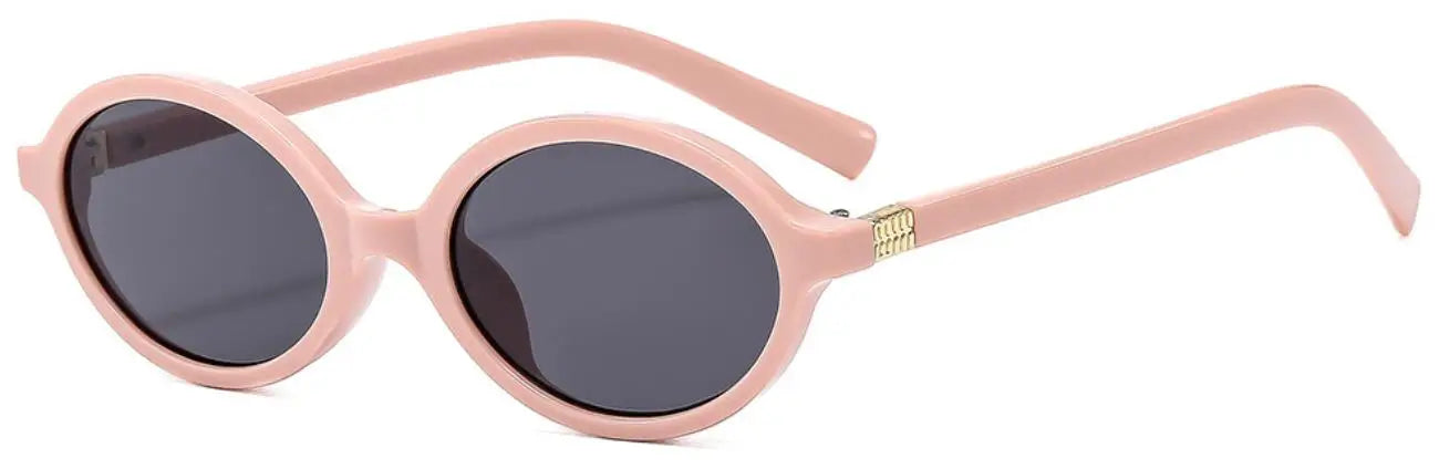 Valenne Noir | Gafas de Sol Ovaladas Pequeñas Vintage Unisex | Protección UV400 para Hombre y Mujer | Diseño Fashion de Lujo con Estilo 2025