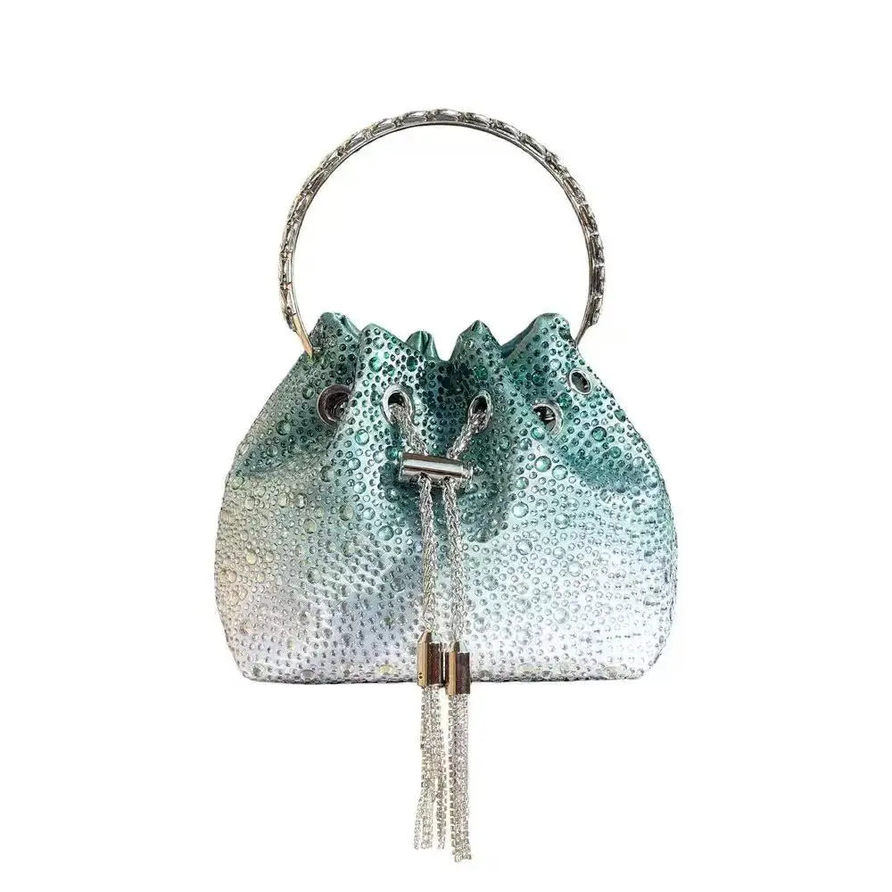 Bolso Élysia | Acabado con Cristales de Estrás y Brillo Sofisticado