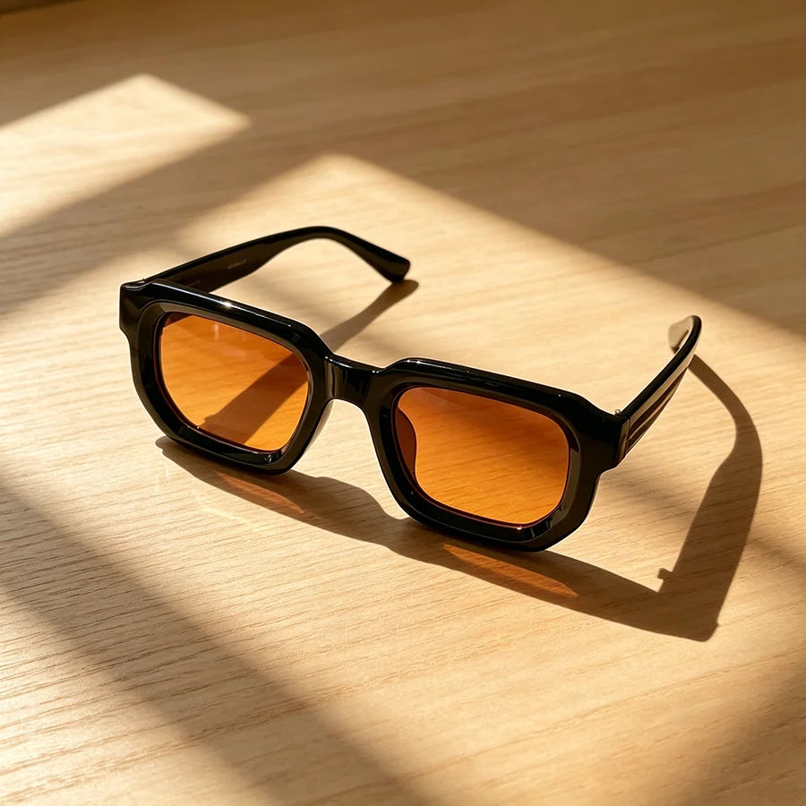 Gafas de Sol VALTHERA™ Rectangulares para Mujer y Hombre | Diseño Retro Vintage | Estilo Luxury | Protección UV400