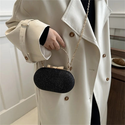 Bolso Aureline | Acabado Glitter con Asa Superior Elegante