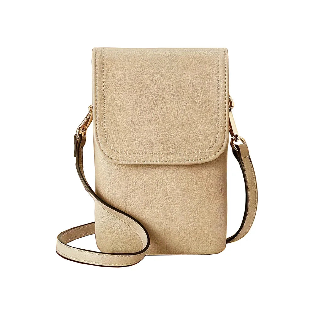 Bolso Alma | Diseño minimalista en cuero PU con tamaño compacto para llevar el móvil y lo esencial.