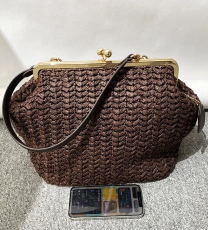 Bolso Aurisse | Gran Capacidad con Cierre Kiss Lock Clásico