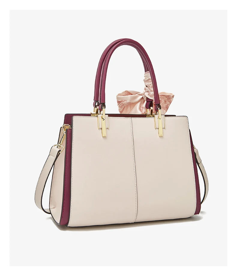 Bolso Xiélia | Cuero Genuino con Bordado Clásico Inspiración Oriental
