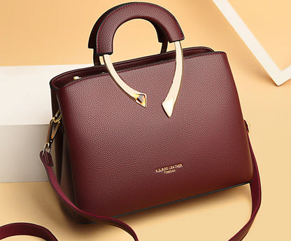 Bolso Marivelle | Cuero Sintético Textura Lichi con Cierre de Cremallera