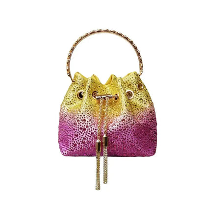 Bolso Élysia | Acabado con Cristales de Estrás y Brillo Sofisticado