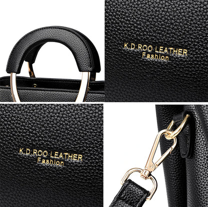 Bolso Marivelle | Cuero Sintético Textura Lichi con Cierre de Cremallera