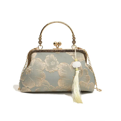 Bolso Seraphine | Acabado Glitter de Lujo con Cadena Elegante