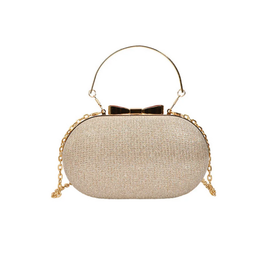Bolso Aureline | Acabado Glitter con Asa Superior Elegante