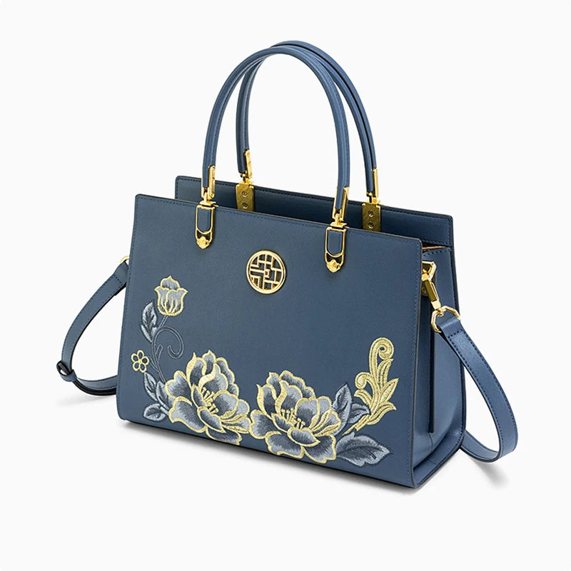 Bolso Jade Imperial | Bordado Tradicional Chino con Estilo Vintage y Elegancia Atemporal