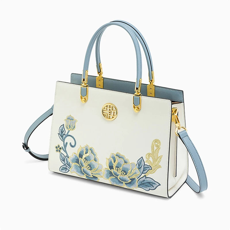 Bolso Jade Imperial | Bordado Tradicional Chino con Estilo Vintage y Elegancia Atemporal