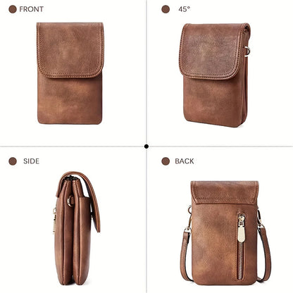 Bolso Alma | Diseño minimalista en cuero PU con tamaño compacto para llevar el móvil y lo esencial.
