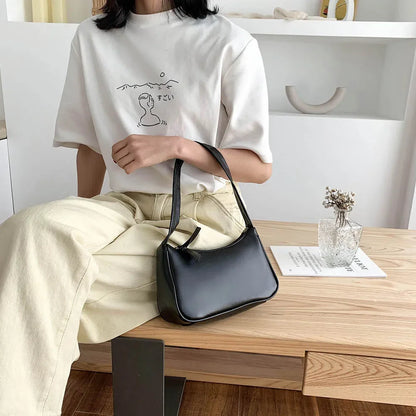 Bolso Célienne | Cuero Sintético Suave con Diseño Retro de Asa Superior