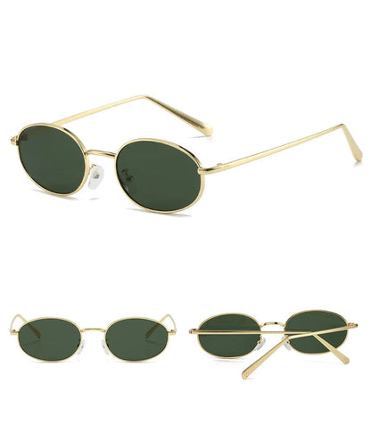 Gafas de Sol SAVELLE™ Ovaladas para Mujer | Diseño Retro con Estampado Leopardo | Estilo Vintage Chic | Protección UV400
