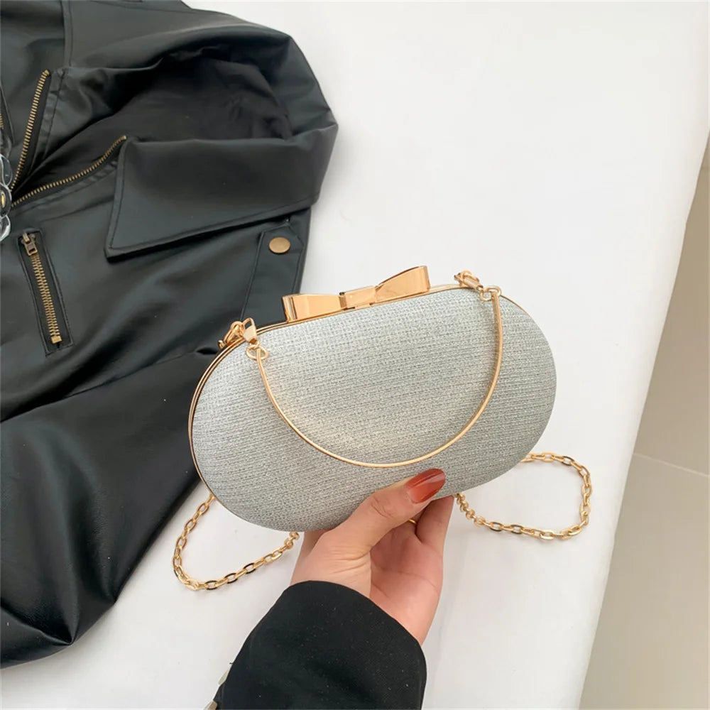 Bolso Aureline | Acabado Glitter con Asa Superior Elegante