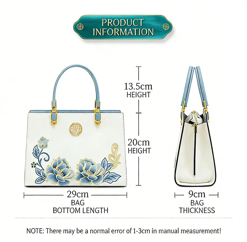 Bolso Jade Imperial | Bordado Tradicional Chino con Estilo Vintage y Elegancia Atemporal