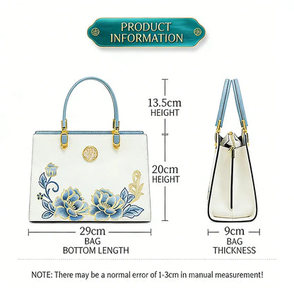 Bolso Jade Imperial | Bordado Tradicional Chino con Estilo Vintage y Elegancia Atemporal