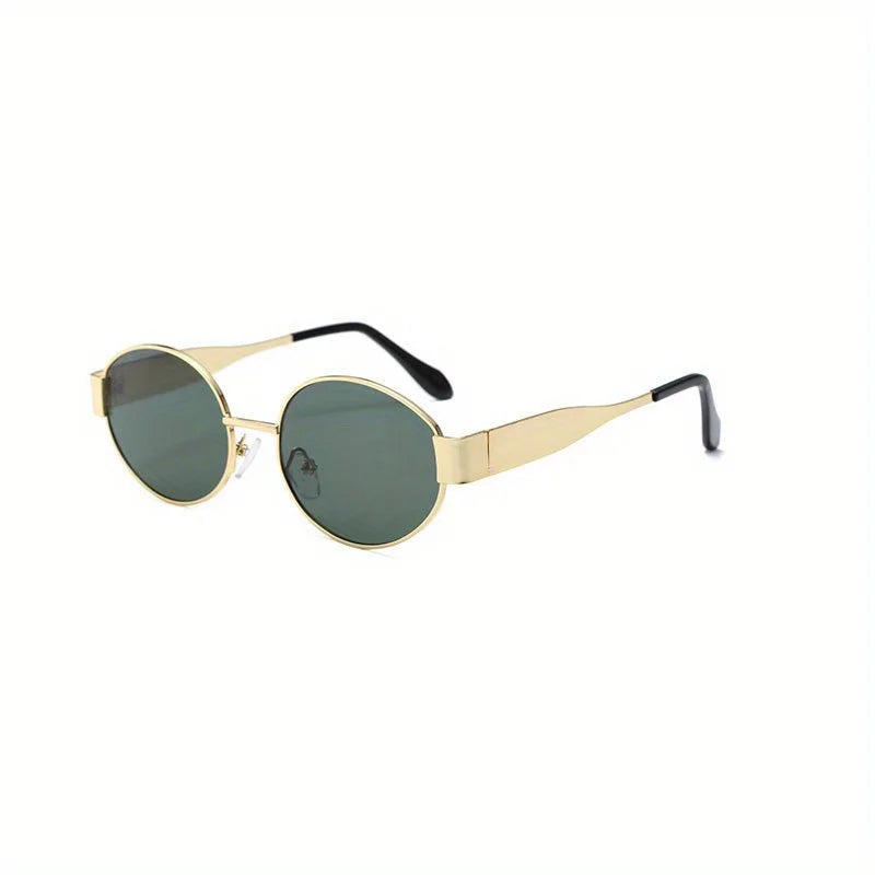Norelli Aura | Gafas de Sol Ovaladas Unisex | Montura Metálica Clásica para Hombre y Mujer | Diseño Elegante y Atemporal para Uso Diario
