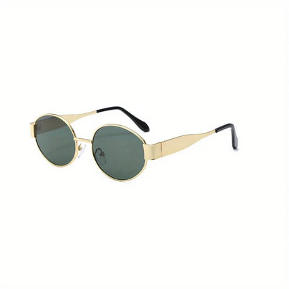 Norelli Aura | Gafas de Sol Ovaladas Unisex | Montura Metálica Clásica para Hombre y Mujer | Diseño Elegante y Atemporal para Uso Diario