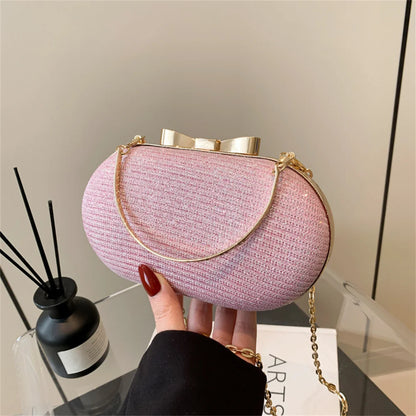 Bolso Aureline | Acabado Glitter con Asa Superior Elegante