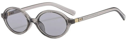 Valenne Noir | Gafas de Sol Ovaladas Pequeñas Vintage Unisex | Protección UV400 para Hombre y Mujer | Diseño Fashion de Lujo con Estilo 2025