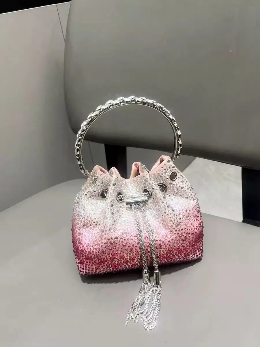 Bolso Élysia | Acabado con Cristales de Estrás y Brillo Sofisticado