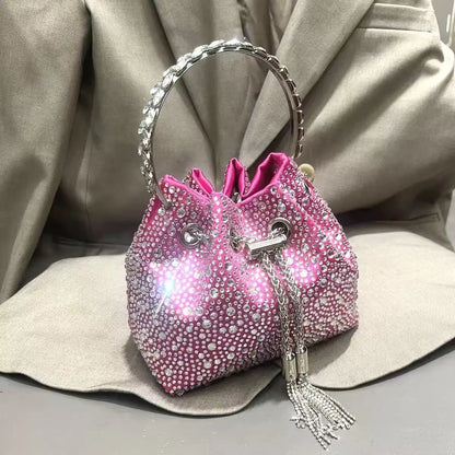 Bolso Élysia | Acabado con Cristales de Estrás y Brillo Sofisticado
