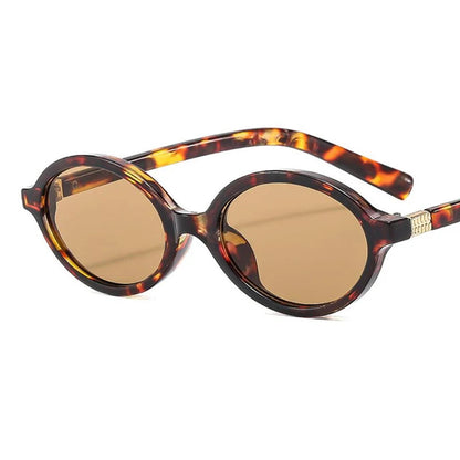 Valenne Noir | Gafas de Sol Ovaladas Pequeñas Vintage Unisex | Protección UV400 para Hombre y Mujer | Diseño Fashion de Lujo con Estilo 2025