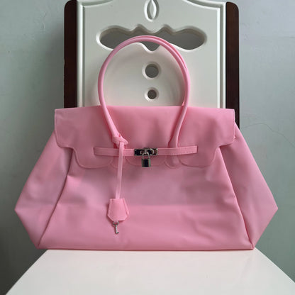 Bolso Crystalia | PVC Transparente en Color Caramelo con Diseño Veraniego