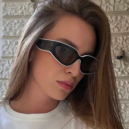Ravelle Éclipse | Gafas de Sol Cat Eye Vintage Unisex | Diseño Ovalado para Hombre y Mujer | Estilo Retro Elegante para Uso Diario