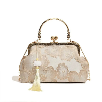 Bolso Seraphine | Acabado Glitter de Lujo con Cadena Elegante