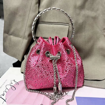 Bolso Élysia | Acabado con Cristales de Estrás y Brillo Sofisticado