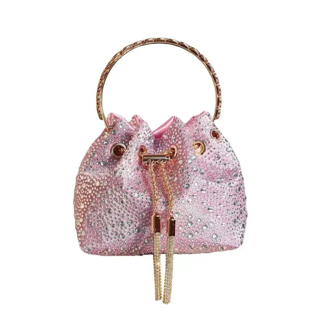 Bolso Élysia | Acabado con Cristales de Estrás y Brillo Sofisticado